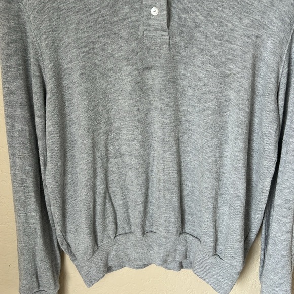 Donni. Grey polo sweater - Picture 2 of 9